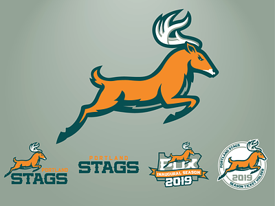 Portland Stags Secondary Logos