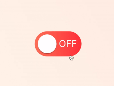 On off Button Switch dailyui ui