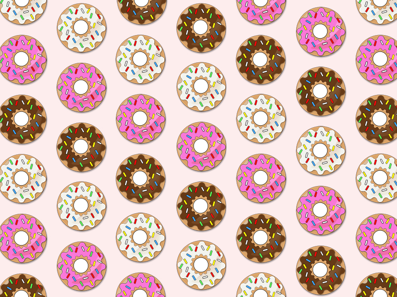 Donut Background by Ashleigh Henry on Dribbble