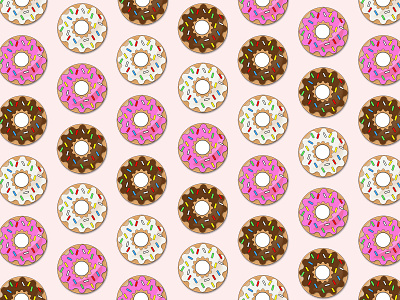 Donut Background background donut pattern
