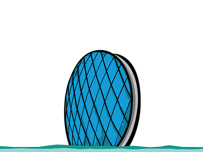 Aldar building abu dhabi aldar ginja illustration