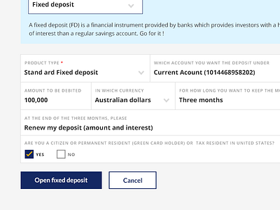 Fixed Deposit banking desktop emiratesnbd ui