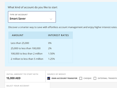 New Account banking emiratesnbd new ui ux