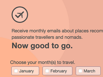 goodtogo homepage emails goodtogo nomad travel ui