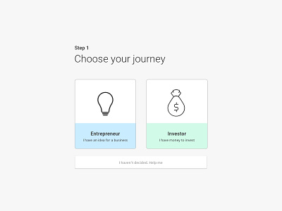 Choosing your journey