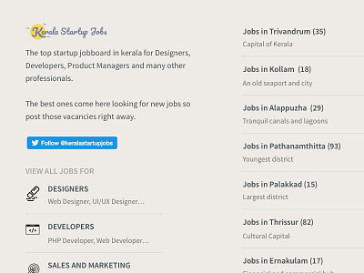 Getting the maximum out of the footer footer kerala startup