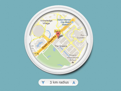 Map Radius map radius