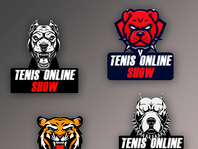 Tenis Online Show brando logos design illustration logo logo design logotype minimal web