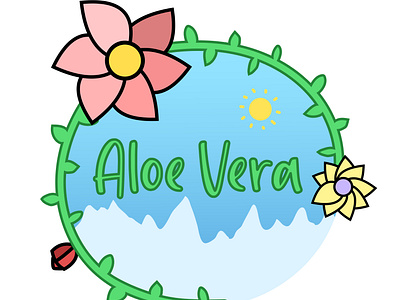 Aloe vera Product Logo