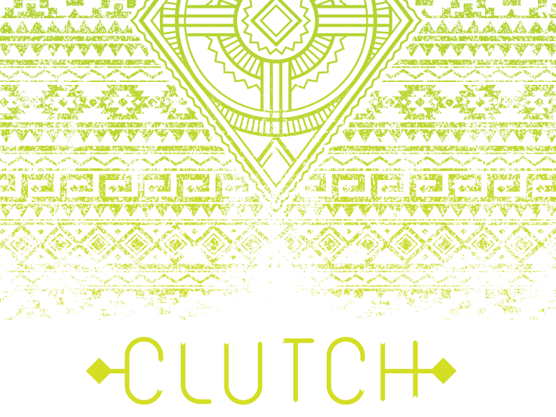 Clutch illustration poster print making process