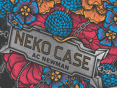 Neko Case gigposter illustration print making