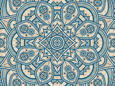 Mandala I illustration print-making