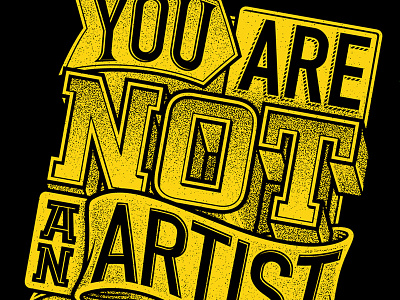 You are... illustration print-making typography