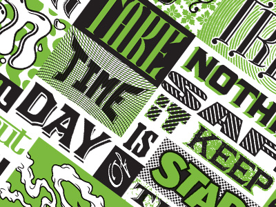 Type Sheet illustration typography