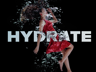 Hydrate design graphic design photo composition photo manipulation photoshop
