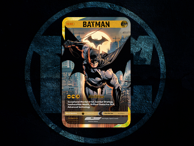 DC Cards: Batman adobe adobexd batman cards dccomics design graphic design treadingcards