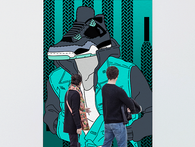 Sneaker Head adobe illustrator adobe photoshop design graphic design illustration nft nftart