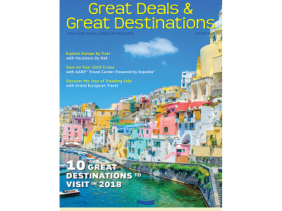 AARP Winter Travel Publication Cover