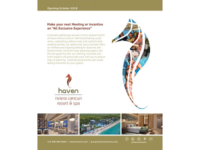 Meetings Conventions Haven Ad ad advertising branding design graphic design print print design tourism travel