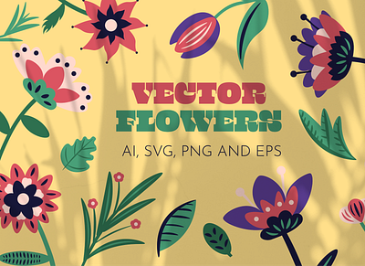 Vector Flowers illustration illustrator vector illustration