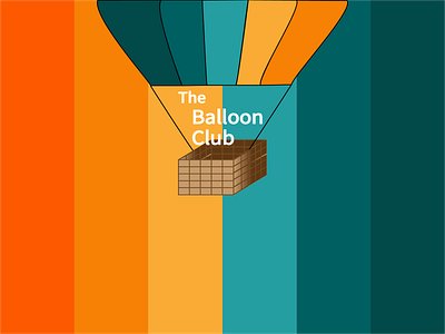 Hot Air Balloon Logo colorpop dailylogochallenge dailylogochallengeday2 design hot air balloon illustration illustrator logo