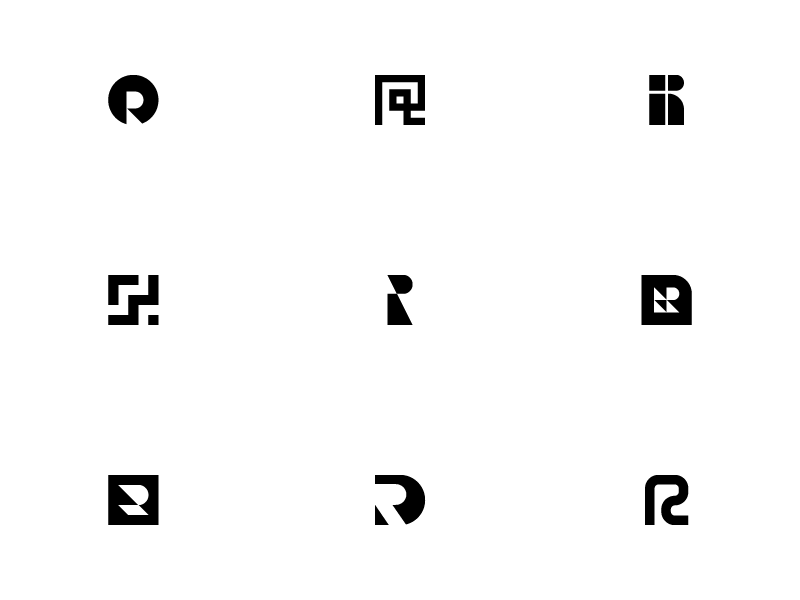 R Logo Exploration by Chris Morrison on Dribbble