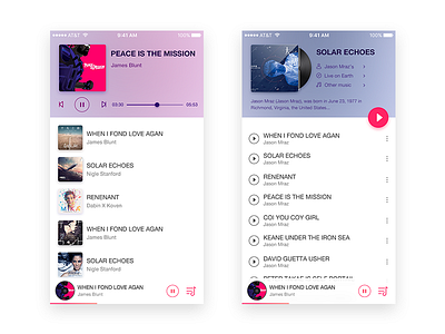 ALBUM app ui