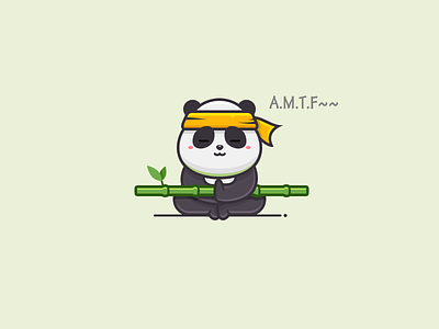 Panda animal bamboo illustrator kung fu panda
