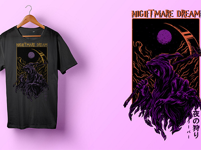 Custom t shirt design nightmare dream