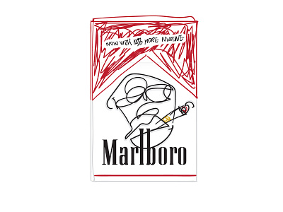 CIG cigarrate fashion illustration malboro