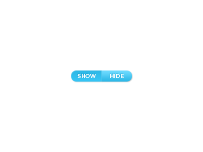 Show or Hide blue button gotham gradient toggle