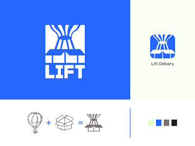Hot Air Balloon Logo | Lift | DLC02