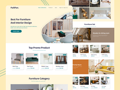 FullFur - Furniture Store Landing Page