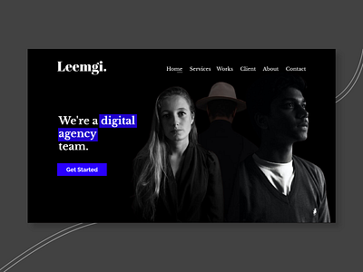 Leemgi | Digital Agency Landing Page