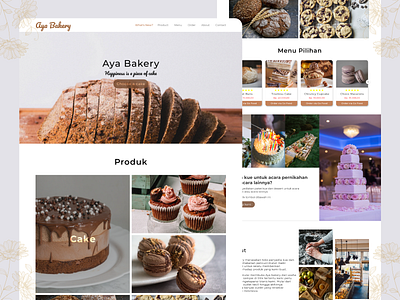 Aya Bakery | Bakery Landing Page