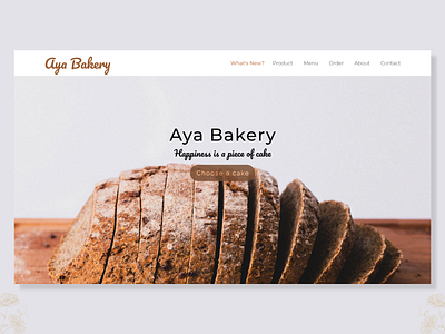 Aya Bakery | Bakery Landing Page