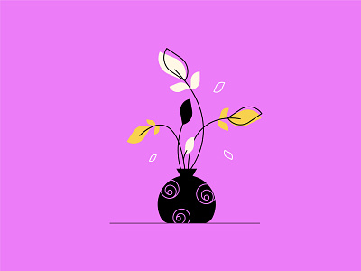 plant design illustration 配图