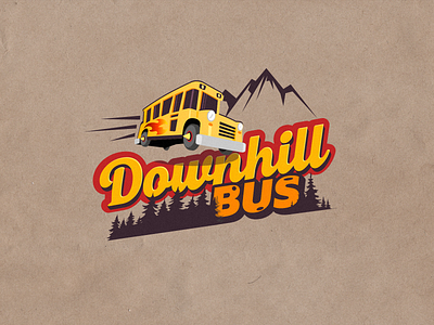 Downhill Bus Game Logo