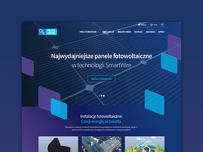 OZE Polska Energia energy sketchapp webdesig website www