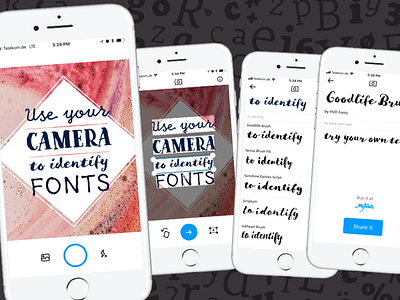 WhatTheFont mobile app fonts ios mobile tools typography