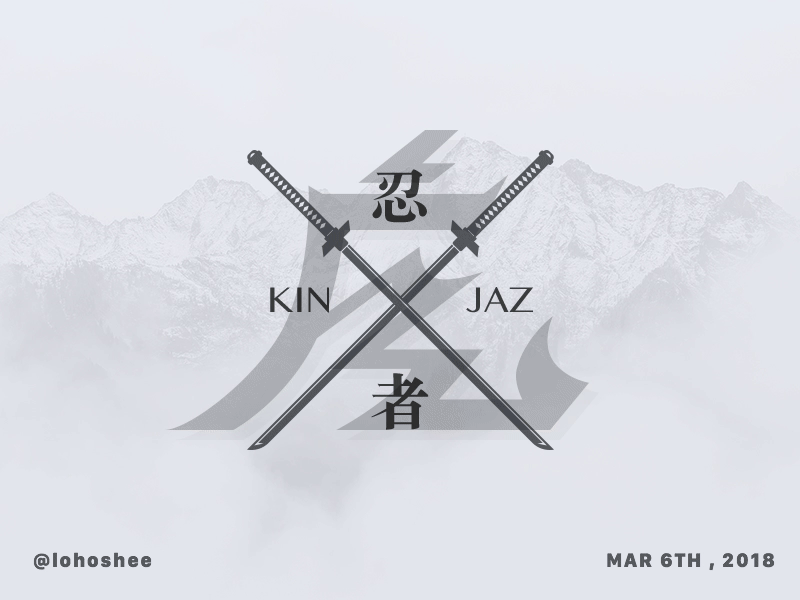 Kinjaz logo motion ninjaz poster