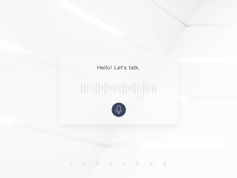 Voice Recognition Concept