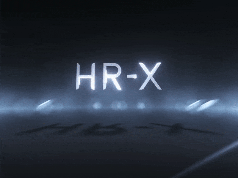 HR-X Logo Presentation after animation effects hr-x logo logotype motion