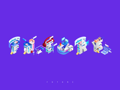 Futuer  3D Font