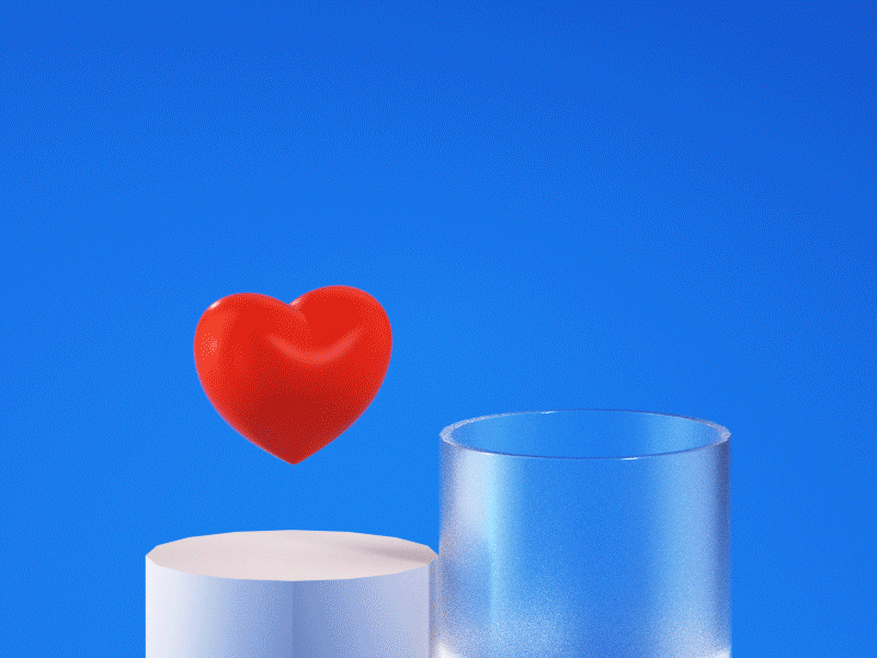Medical 3d 3d art animation blue bottle capsules cinema 4d cold cure design gif glass heart heartbeat illustration medical medicines pharmaceutical industry pill red