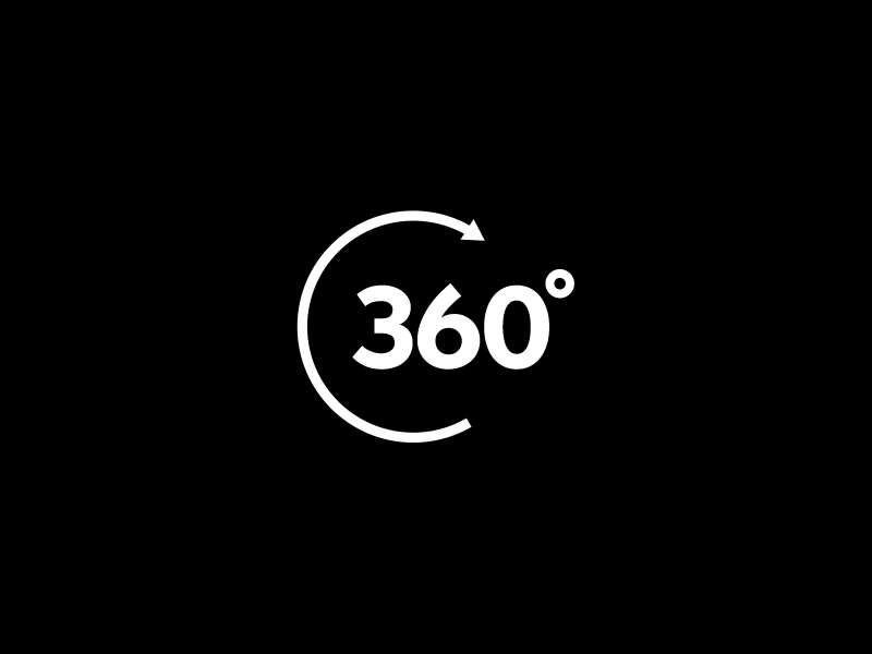 360° Icon 360 button flat icon pixel perfect ui ux vector