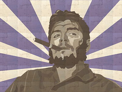 vector portrait: Che Guevara vector
