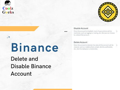 How to Disable and Delete Binance Account Permanently? delete binance account disable binance account