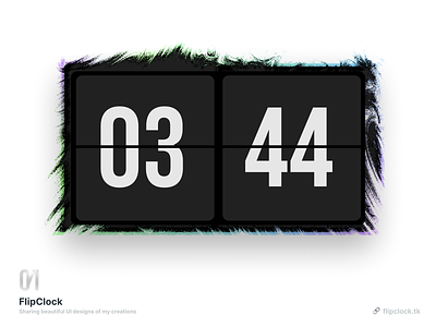 FlipClock, It's more than just a clock branding design figma figma design flip clock ui ui design ux web app website