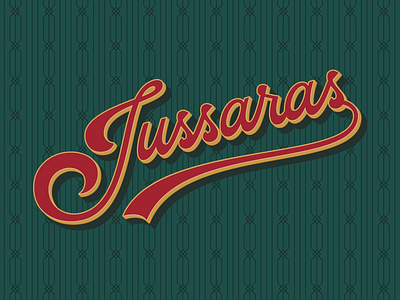 Jussaras Pizza brand branding casual colorful food graphic graphic design handlettering handmade identity lettering logotype pizza visual